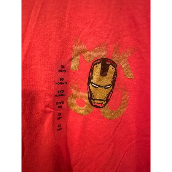 NWT Disney Parks Marvel Ironman Invincible 80th Anniversary Red Tee XL - Picture 2 of 5